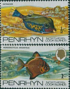 Cook Islands Penrhyn 1974 SG56-57 Fish MNH