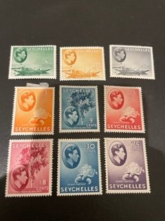 Seychelles sc 127,129b,131,133,134,136,139,143,145 MHR