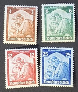 WW2 WWII Nazi Germany German Third Reich Return of SAAR mother & child stamps