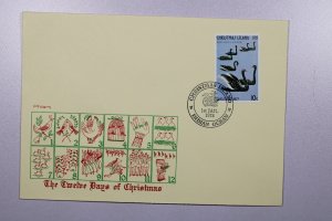 Christmas Island 1978 - Seven swans a-swimming - Christmas Cover - F71799