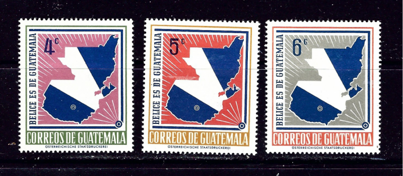 Guatemala 396-98 MH 1967 Issues