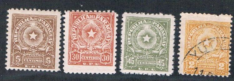 Paraguay 498-501 Mixed (P0003)