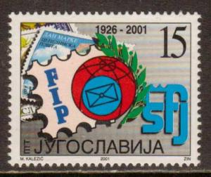 Yugoslavia  #2537  MLH  (2001)  c.v. $1.00 