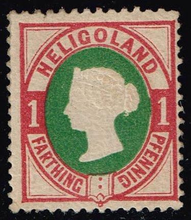 Heligoland #14 Queen Victoria - Reprint