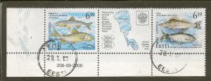 Estonia    Scott 403    Fish   Used