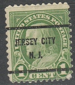 United States   552 (7)   Precancel /  Jersey City   (O)     1923