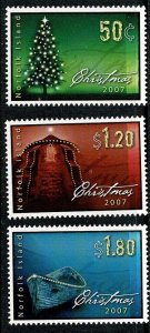 Norfolk Island #927-9 MNH cpl Christmas 2007