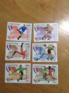 Cambodia  # 1700-05  MNH
