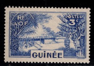 FRENCH GUINEA Scott  129 MH* stamp typical centering