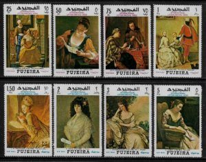 Fujeira Michel #276-83 MNH Set - Paintings