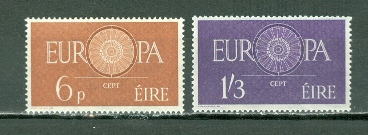 IRELAND 1960 EUROPA SCARCE #175-76...SET...MNH...$47.50