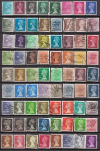 Great Britain - Mashins stamp lot - (1709)