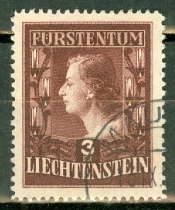 KT: Liechtenstein 260 used CV $110