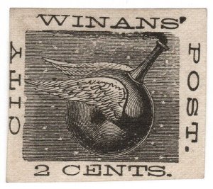 (I.B) US Local Post : Winan's City Post 2c 