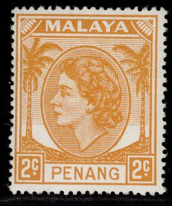 MALAYSIA - Penang QEII SG29, 2c yellow-orange, M MINT.