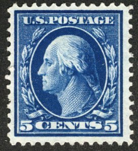 US #378 SCV $160.00 XF mint never hinged, bold color and well centered,  SUPE...