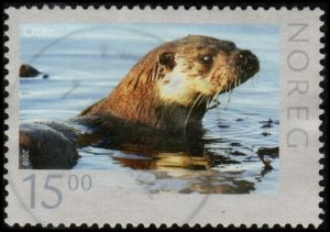 Norway 1600 - Used - 15k European Otter (2010) (cv $3.40)