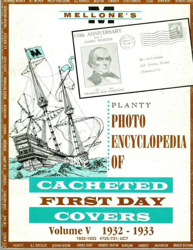 Mellone Planty Photo Encyclopedia First Day Covers 1932 Volume V Bound