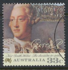 Australia  SC# 988   George III  Botany Bay   Settlement   Used