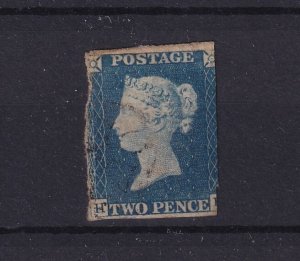 GB QV 1840 2d Blue SG5 Used BP15854