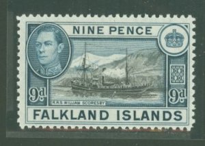 Falkland Islands #90 Unused Single