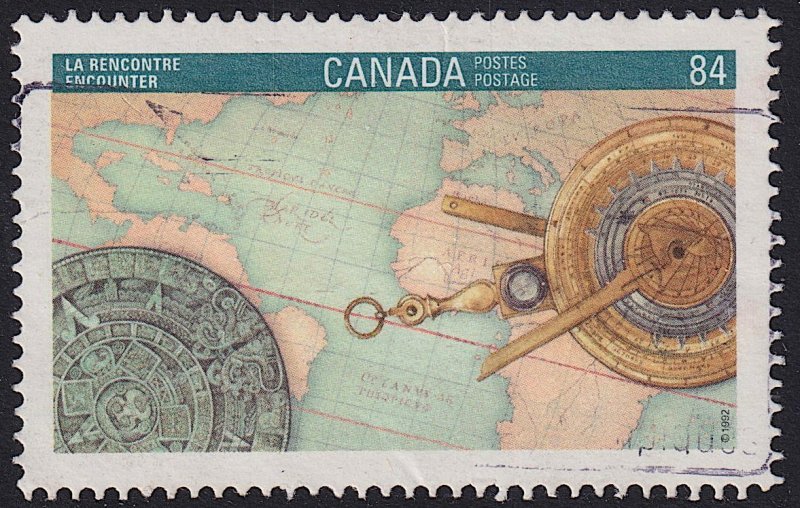 Canada - 1992 - Scott #1407 - used - Canada 92 Encounter