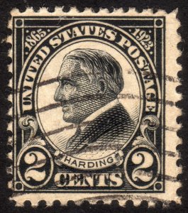 1923, US 2c, Harding, Used, Sc 610