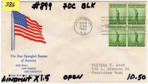 #899, FDC, LINPRINT, CV=$7.00, (2012)