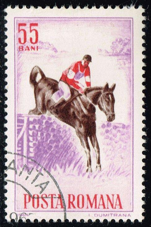 Romania #1632 Horse Jumping; CTO (0.25)