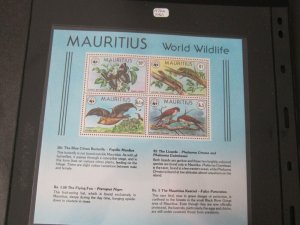 Mauritius 1978 Sc 427a Bird set MNH