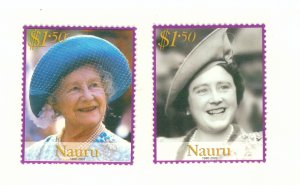 NAURU 499-500 MNH CV $6.00 BIN $3.75