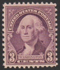 SC# 720 - (3c) - George Washington - perf 11x10 1/2, MNH Single