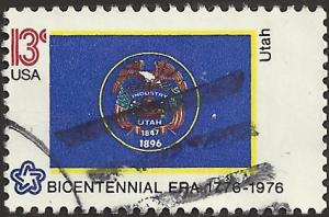 # 1677 USED STATE FLAG UTAH