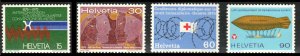 Switzerland  #599-602  Mint NH CV $4.55