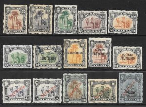 NYASSA Lot o 26 Different Mint (25) & Used (1) stamps 2017 CV $33.20