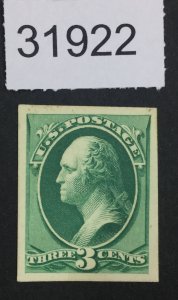 US STAMPS #158p4 PROOF ON CARD  LOT #31922