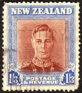 1947, New Zealand 1'3Sh, Used, Sg 687