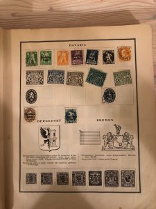Modern Stamp Album Circa 1921