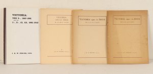 LITERATURE Australia - Victoria 1901-12 Issues complete set by J R Purves. 