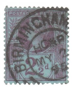 GREAT BRITAIN STAMP 1887 SCOTT # 114. USED. # 1