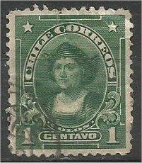 CHILE, 1911, used 1c, Columbus, Scott 98