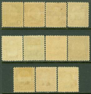 EDW1949SELL : USA 1929 Scott #658-68 Mint Original Gum Hinged. Catalog $216.00.