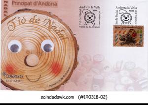 SPANISH ANDORRA - 2017 CHRISTMAS - FDC