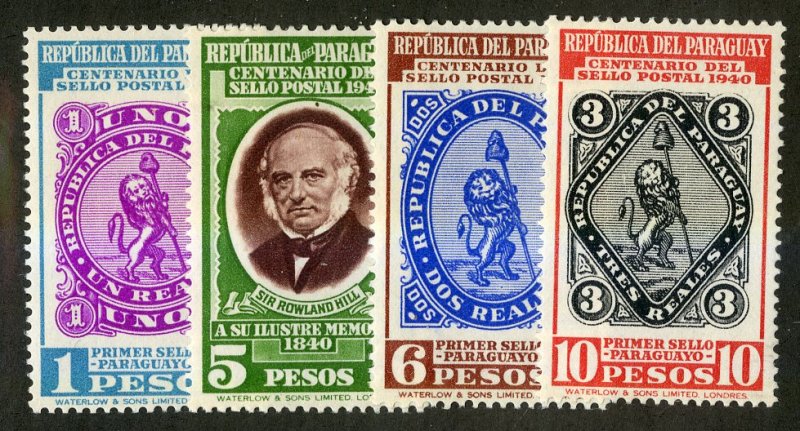 PARAGUAY 378-81 MNH SCV $4.15 BIN $2.25