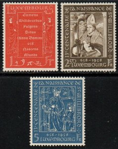 Luxembourg Sc #334-336 Mint Hinged
