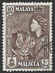 Malaya Malacca #50 Used Single Stamp