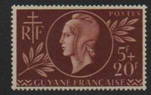 French Guiana Scott B12 Red Cross stamp MH*