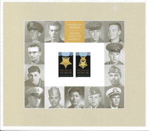 Imperforate (No Die-Cut) Medal of Honor Folio, Korean War, 2014