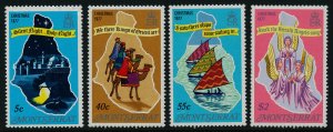 Montserrat 377-80a MNH Christmas Carols, Map,