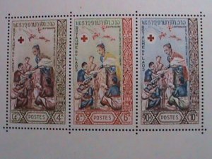 ​LAOS-1963 SC# 87a CENTENARY OF INTERNATIONAL RED CROSS MNH S/S VERY FINE